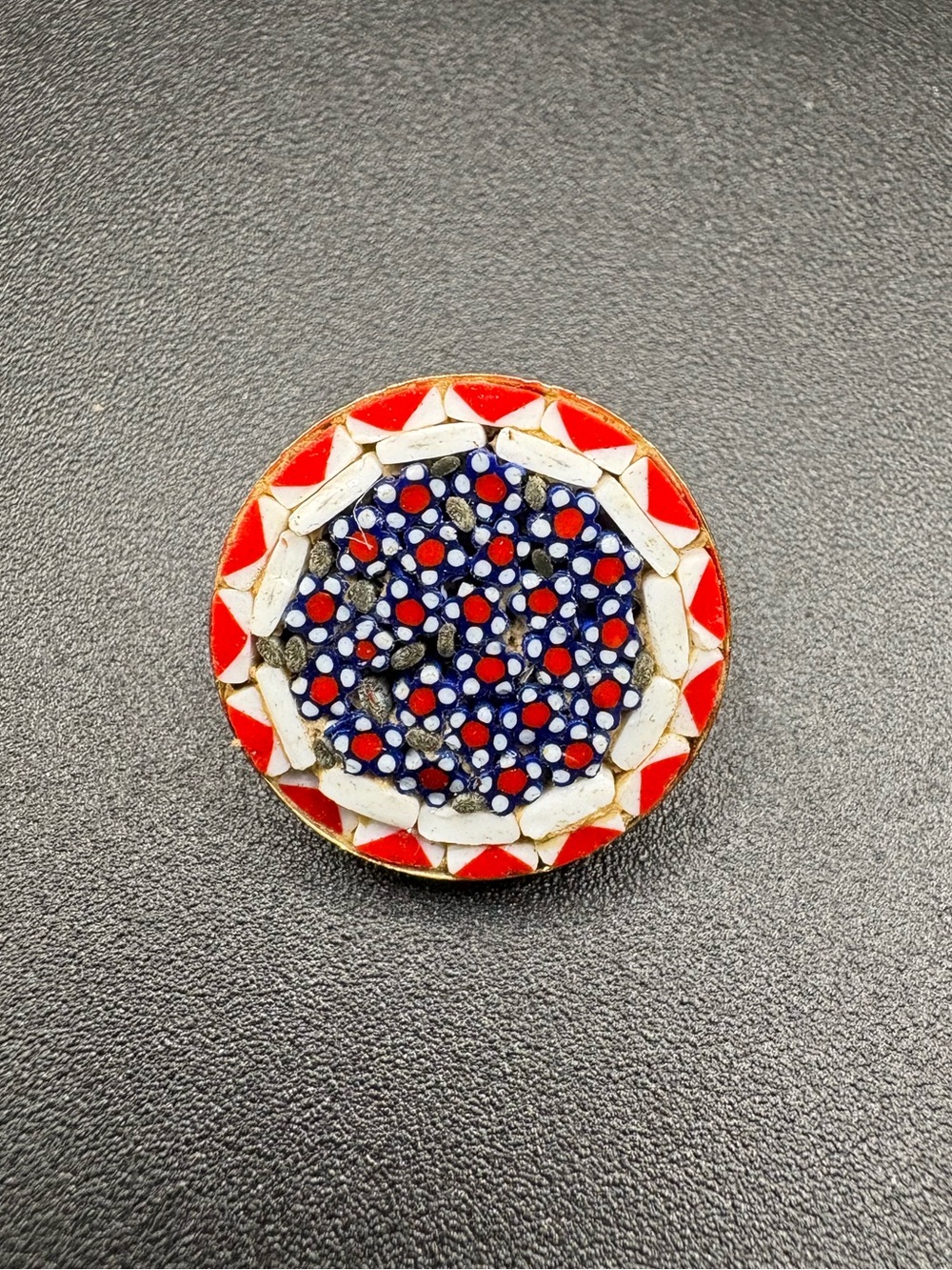 Italian Micromosaic Pin